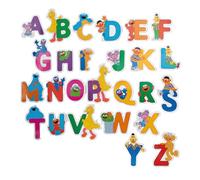 4 1/4" - 7 1/2" Sesame Street Character Alphabet Magnets - 26 Pc.