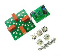 4:1 Coaxial Remote Antenna Switch With Controller, 1.5kW CW/3kW PEP High-Power SO-239 Connectors, 90X90mm PCB+Metal Housing For Ham Radio, Weatherproof RF Switch Box (Type A/B/C/D Options)(D)