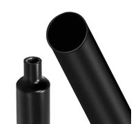 4:1 Heat Shrink Tubing,Black Heat Shrink Sleeving,Adhesive-Lined Heat Shrink Tube,Waterproof Heat Shrinkable Tube,for Electrical Insulation,Wrap Cable,Repairs,Wire Connectors(12mm x 2m)