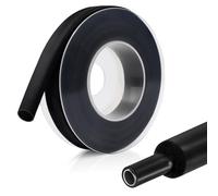 4:1 Heat Shrink Tubing,Black Heat Shrink Sleeving,Adhesive-Lined Heat Shrink Tube,Waterproof Heat Shrinkable Tube,for Electrical Insulation,Wrap Cable,Repairs,Wire Connectors(4mm x 2m)