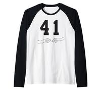 4 1 Meme Funny Four One Saying Hands Dk Raglan Baseball Tee