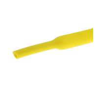 4:1 Thermoretractile Dual Wall Tube Easy to Use Pipe, with Glue Heat Shrink Tubing for Electrical 1piece(Yellow,6MM*1METER)