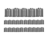 4/10/25/50Pcs Tire Valve Stem Caps, With O Rubber Ring, Tyre Stem Covers Cars SUVs Bike Bicycle Trucks Motorcycles(Gray-25Pcs)