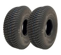 4.10/3.50-4 Lawnmower Grass Multi Turf Tyres 4ply Tubeless Wanda P332 (Set of 2)