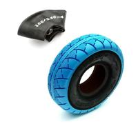 4.10/3.50-4 Tyre & Innertube 10'' Inch Tyre Mini BMX Bike Bicycle Blue & Black Tread Fits 4'' Wheel Rim