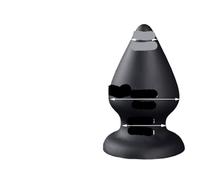 4-10.5cm Huge Anal Plug Soft Silicone Anal Dildo with Suction Cup Big Butt Plug Dilator Adult Anal Sex Toys for Women Butplug(Black XXL)