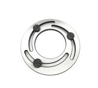 4/10 Inch Adjustable Soft Jaw Boring Ring Hydraulic Three Jaw Chuck Jaw Trimmer(4 Inch)