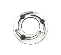 4/10 Inch Adjustable Soft Jaw Boring Ring Hydraulic Three-jaw Chuck Shaping Ring Boring Claw CNC Machine Tool Chuck(5 Inch)