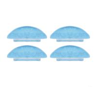 4/10 Pack Mop Wipes Washable Cleaning Cloth Replacement Fit for Tikom L9000 for Lubluelu SL60D SL61 Robot Vacuum Cleaner Mopping Cloths Accessaries(4 PACK)