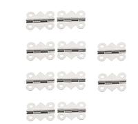 4/10 Pieces of Alloy Hinges, Rust-Proof, Suitable for Old-Fashioned Wooden Boxes, Doors, Cabinets(4sets 30x27mm)