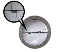 4" 100mm, 5" 125mm, 6" 150mm in-line Extractor Fan Vent Back Draught Shutter (4" 100mm)