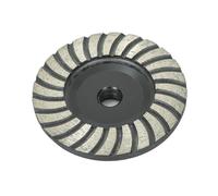 4“100mm M14 Screw Black Diamond Grinding Disc Angle Grinder Pad Stone Cement Concrete Floor Curved Surface Bowl Polishing Block(46)