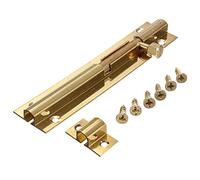 4"/100mm Solid Brass Slide Door Bolt Lock Heavy Duty Gate Bolt Security Catch Latch