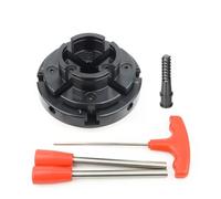 4" 100mm Wood Lathe Chuck Self Centering 4 Jaw Wood Turning Chuck Turning Tools Lathe Machine Tools Accessories(M33x3.5mm)