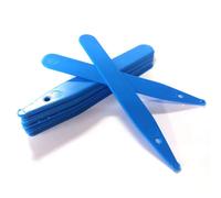 (4" 10cm x 200, Blue) Elixir Gardens Stick In Plastic Plant Labels / Tags | Various Sizes and colours available | Qty's 50 - 1000