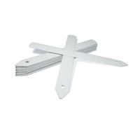 (4" 10cm x 500, White) Elixir Gardens Stick In Plastic Plant Labels / Tags | Various Sizes and colours available | Qty's 50 - 1000