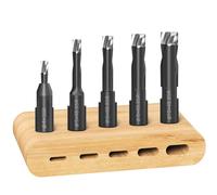 4-10mm Domino Cutter Compatible with Festool DF500 Domino Joiner Machine | for Festool 4-5-6-8-10mm Domino Tenons Mortise Creation,5Pcs Carbide Bits,Replacment for Festool Domino Cutter,Right Hand