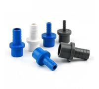 4~10Pcs 20~32mm to 5/8/10/12/14/16/18/20/25mm PVC Hose Quick Connector Hard Tube Plastic Pagoda Joint Pipe Adapter Fittings(OD 25mm to 16mm,Grey(4Pcs))