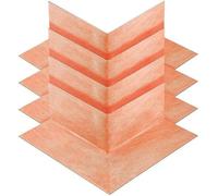 4/10pcs Bathroom Outside Waterproofing Corner, Outside Waterproof Membrane, Shower Seamless Membrane, Orange Polyethylene Seamless Waterproofing Membrane For Showers,Bathtubs