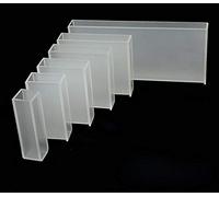 4/10pcs Glass Cuvette Set for Spectrophotometer - 5-100mm Path Length, 350-2000nm Spectral Range, High Transmittance(30mm 10pcs)