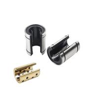 4/10PCS Graphite Copper Sleeve Linear Bearing Open Sliding Motion Bearings LM10UU LM12UU LM13UU LM16UU 20 25 30 35 40 50 60UU(LM16UUOP 16X28X37-01,4Pcs)