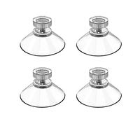 4/10Pcs M4 40mm Screw Rubber Glass Suction Cup Pads with Thread Transparent Sucker Plastic Hooks Wall Hanger Holder M4 Screw Clear Suction Cup