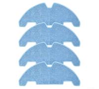 4/10pcs Reusable Microfibre Replacement Mop Pad For Lefant M330 Pro Robots Vacuum Cleaners, Washable For Hardwood, Tiles & Laminate Floors(4 PACK)