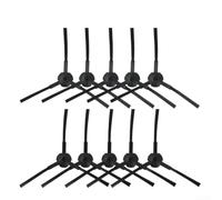 4/10pcs Side Brushes for Ariete Xclean 2718 2711 2717 Pro Evolution 2713, Easy Install Robot Vacuum Replacement Accessories, Black(10pcs)