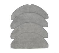 4/10Pcs Soft Microfiber Mop Cloths for Eufy for g50 for hybrid for l60 SES | Washable Floor Wipes, Reusable Vacuum Cleaning Pads, Stain Removal Mop Refills, Hard Floor Cleaning Pads