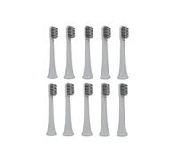4/10PCS Toothbrush Replacement Heads，Compatible for Xiaomi Mijia T100 Mi Smart Electric(Gray 10pcs)