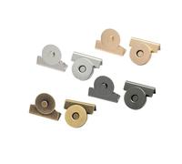 4/12 Sets Seamless Magnetic Button Magnet Buckle Hidden Snap Button for Shoulder Bag Wallet Clothes DIY Craft Accessories-Mix Colors-4 Sets