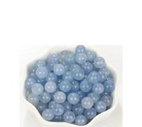 4-12MM Natural Stone Beads Lava Amethyst Tiger Eye Quartz Agates Round Loose Beads for Jewelry Making DIY Bracelet Accessories-Aquamarine 2-8mm 44-40pcs