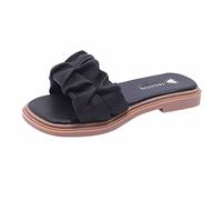 4-12Years Girls Wrinkle Sliders for Children Sale Clearance, Leather Footwear Summer Slippers Little Girl Non-slip Soft Sole Sandals,Kids Anti-Slip Pool Slider Beach Flip Flops Bathing Sandal