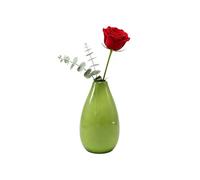 4.13 inch Green Ceramic Bud Vase Small Single Stem Vase Decorative Floral Table Top Centerpieces for Home Decor Wedding Party Decorations