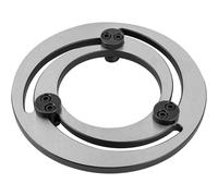 4-15 Inch Jaw Boring Ring Adjustable Steel Three-Jaw Chuck for CNC Lathe Chuck Soft Top Jaws Bore Repair Claw Device Silver,12in