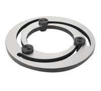 4-15 Inch Three-Jaw Chuck, Steel Adjustable Hydraulic Jaw Boring Ring Claw Trimmer for CNC Lathe Chuck Soft Top Jaws Bore Repair Claw Device Silver, 12in