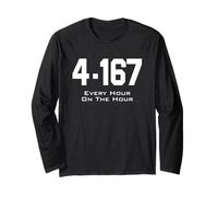 4.167 Every Hour On The Hour Backyard Ultra Running Long Sleeve T-Shirt