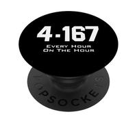 4.167 Every Hour On the Hour Backyard Ultra Running PopSockets Adhesive PopGrip