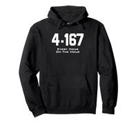 4.167 Every Hour On the Hour Backyard Ultra Running Pullover Hoodie