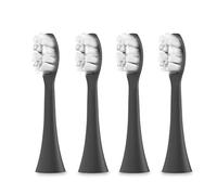 4-16Pcs Electric Toothbrush Heads，Compatible for YS01 Replacement Sonic Toothbrushes Head Soft Bristle Tooth Brush Accessories(4PCS Black)