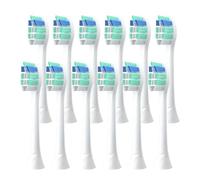 4-16pcs Replacement Toothbrush Heads Compatible for Philips Electric Brush Head 1100 2100 4100 4300 5100 5300 6100 6500 Etc(12pcs)