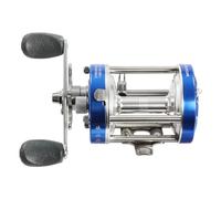 4.2:1 Gear Ratio Baitcast Reel, Blue 60 Model Left Hand Retrieve, Heavy Duty Metal Construction for Inshore Kayak Fishing, Perfect for Experienced Fishermen