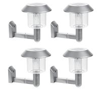 (4) 2/4/6/8/10 x Solar Powered LED Wall Light Outdoor