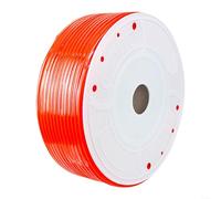 4 * 2 5mm PU For Air Hose for For Air Compressor with Enhanced Tear Strength and Wear Resistance for Pneumatic Applications (red)