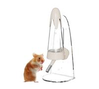 4.2 Oz Hamster Water Bottle with Stand No Drip for Syrian Dwarf Hamsters, Gerbils, Little Mouse, Small Pet Rodents (With stand,cream)