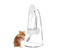 4.2 Oz Hamster Water Bottle with Stand No Drip for Syrian Dwarf Hamsters, Gerbils, Little Mouse, Small Pet Rodents (With stand,white)
