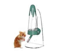 4.2 Oz Hamster Water Bottle with Stand No Drip for Syrian Dwarf Hamsters, Gerbils, Little Mouse, Small Pet Rodents (With stand,green)