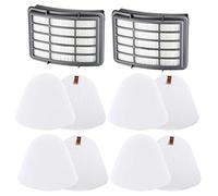 4+2 Pack Filters for Shark Vacuum Navigator Lift-Away ZU503AMZ, NV350, NV351, NV352, NV355, NV356E, NV357, NV360, NV370, NV391, UV440, UV490, UV500, CU500, Shark Replacement Filter Set XFF350 XHF350