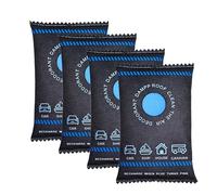 4 * 200g Car Dehumidifier Bags, Car Moisture Absorber, Reusable Humidity Bag, Leakproof for Windscreens & Interior to Prevent Damp Condensation Mould & Odour