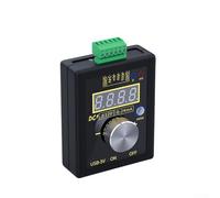4-20mA / 0-10V Analog Voltage and Current Signal Generator, 0-22mA Output, 4-Digit Adjustable-Brightness Digital Display, ABS Housing, for Indust(with Battery)
